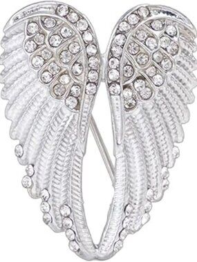 NEW Angel Wing Brooch Pin Fashion Colorful Rhinestone Enamel Fairy Wings Jewelry
